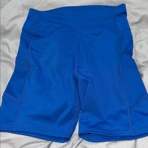 Women's Blue Athletic Shorts